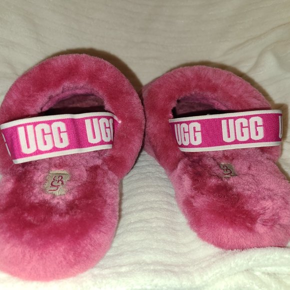 Ugg Pink Fluff Yeah Slippers - Picture 8 of 8